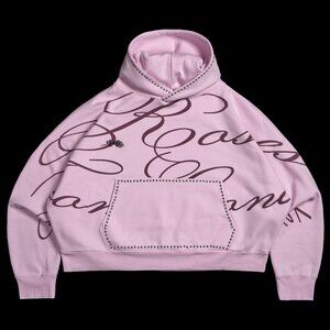 Civil Regime Men's Wickedly Sweet Odin OS Cropped Hoodie Pink Size 2XL XXL NWT